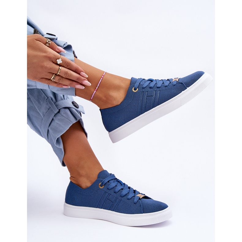 PE1 Damen-Schnürsneaker Blue Etna blau 2