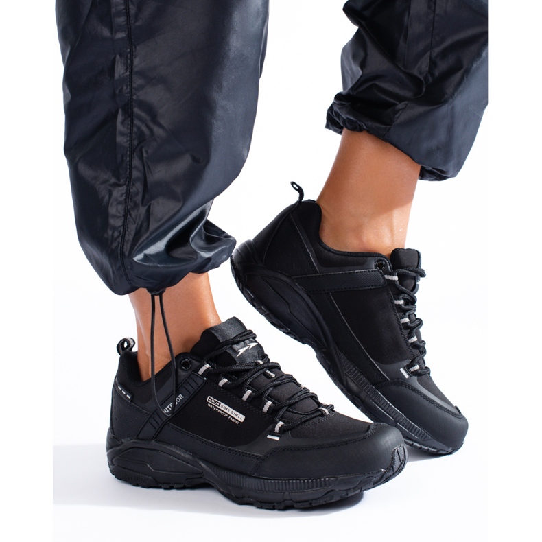 Outdoor-Trekkingschuhe schwarz 1