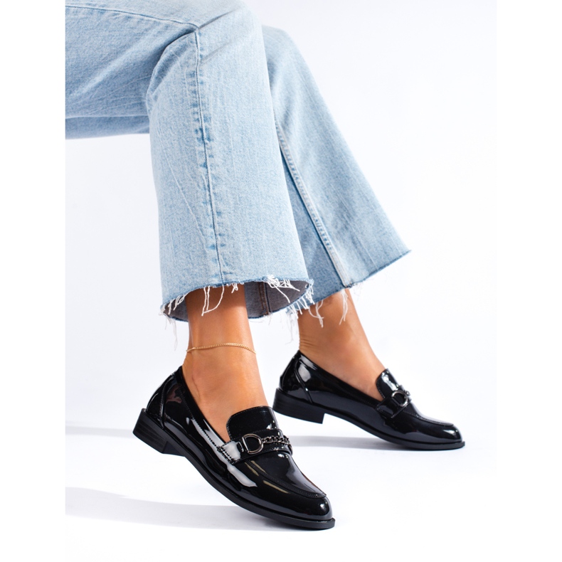 SHELOVET Elegante Slipper schwarz 1