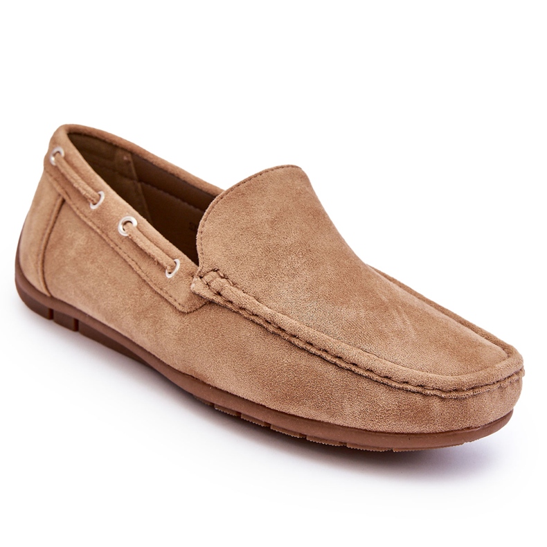 Herren-Slipper aus Wildleder in Braun 4