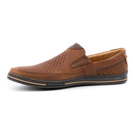 Polbut Herren Lederschuhe 09 für Sommerkamel orange 2