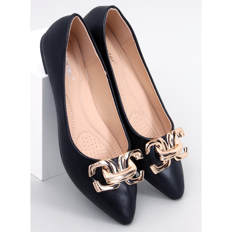 Seastar Elegante Ballerinas mit Schnalle von Simona Black schwarz 1