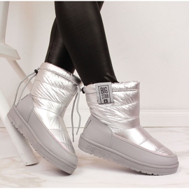 Silberne isolierte Schneestiefel für Damen Big Star II274118 1