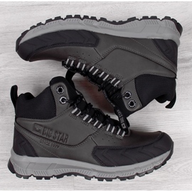 Graue Wanderstiefel für Herren Big Star II174176 1