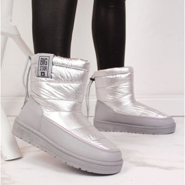 Big Star II274118 silberne isolierte Schneestiefel 2