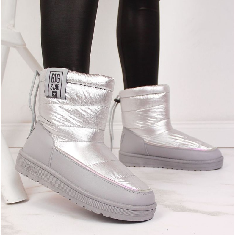Big Star II274118 silberne isolierte Schneestiefel 2