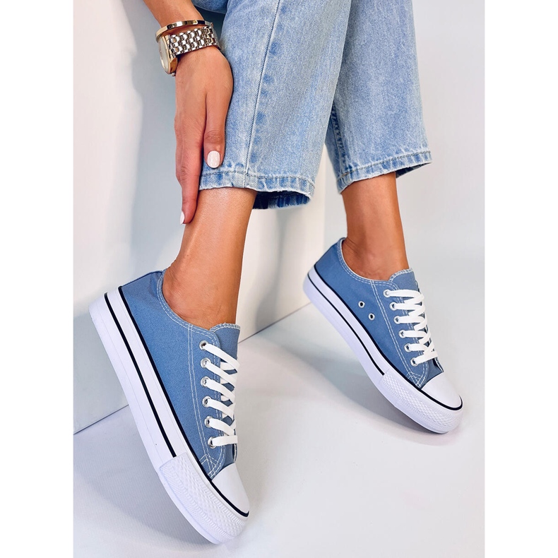 Klassische Damenturnschuhe Fargis L.BLUE blau 1