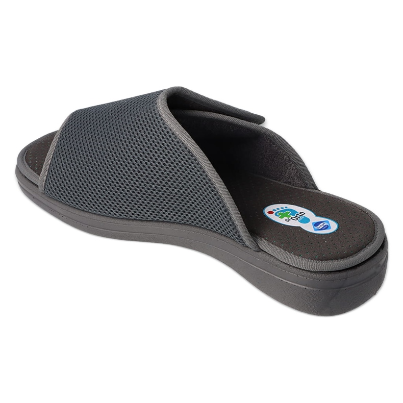 Dr.ORTO Befado Herrenhausschuhe mit Klettverschluss unten 078M001 grün 2