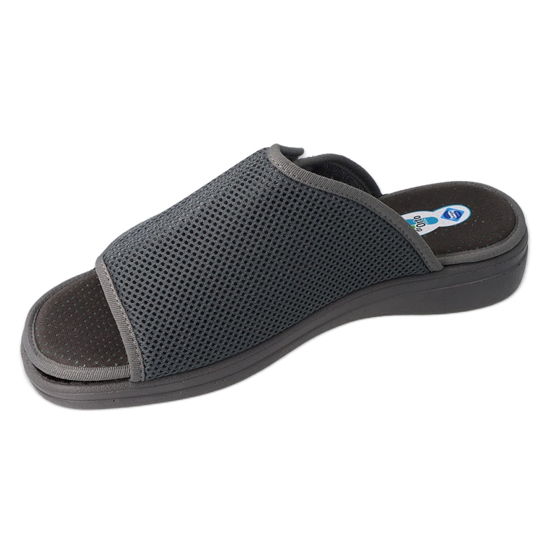 Dr.ORTO Befado Herrenhausschuhe mit Klettverschluss unten 078M001 grün 1