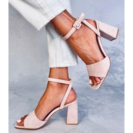 Sandalen am Pfosten Loya Pink rosa 2