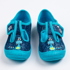 SHELOVET Blaue Hausschuhe für den Kindergarten für einen Jungen 3F 1