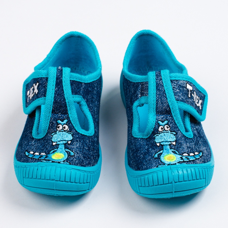 SHELOVET Blaue Hausschuhe für den Kindergarten für einen Jungen 3F 1