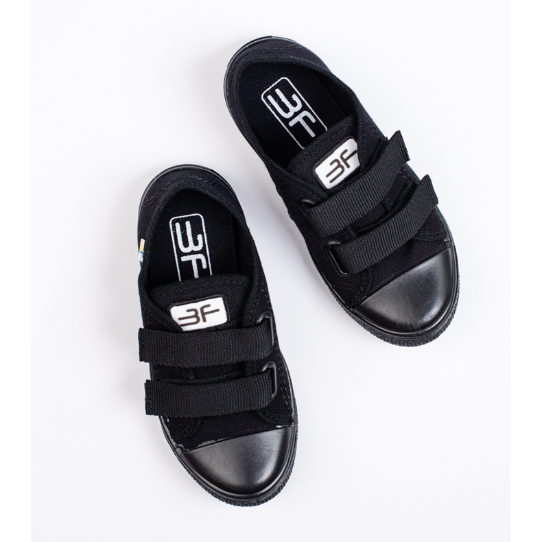 SHELOVET Schwarze Kinder-Sneaker mit 3F-Klettverschluss 1