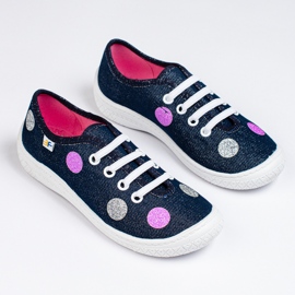 Graue Slip-On-Sneaker für Kinder von Shelovet mehrfarbig 1