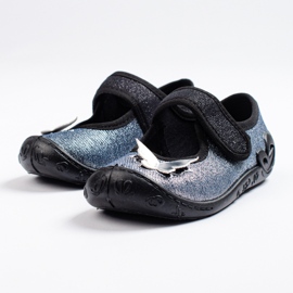 SHELOVET 3F Schmetterlingshausschuhe für Mädchen grau 2