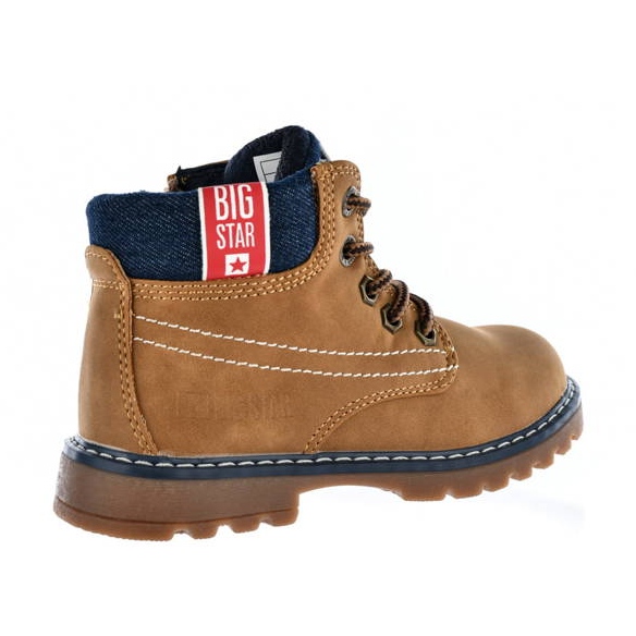 Isolierte Jungenstiefel Kamel Big Star KK374130 gelb 1