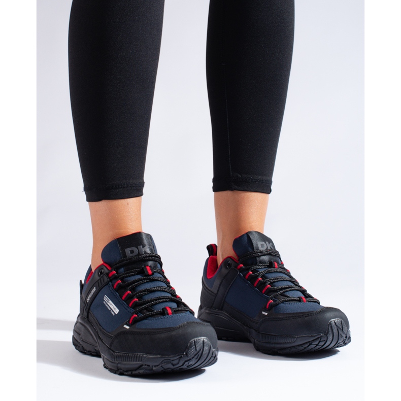 DK Outdoor-Trekkingschuhe schwarz navy blau 1