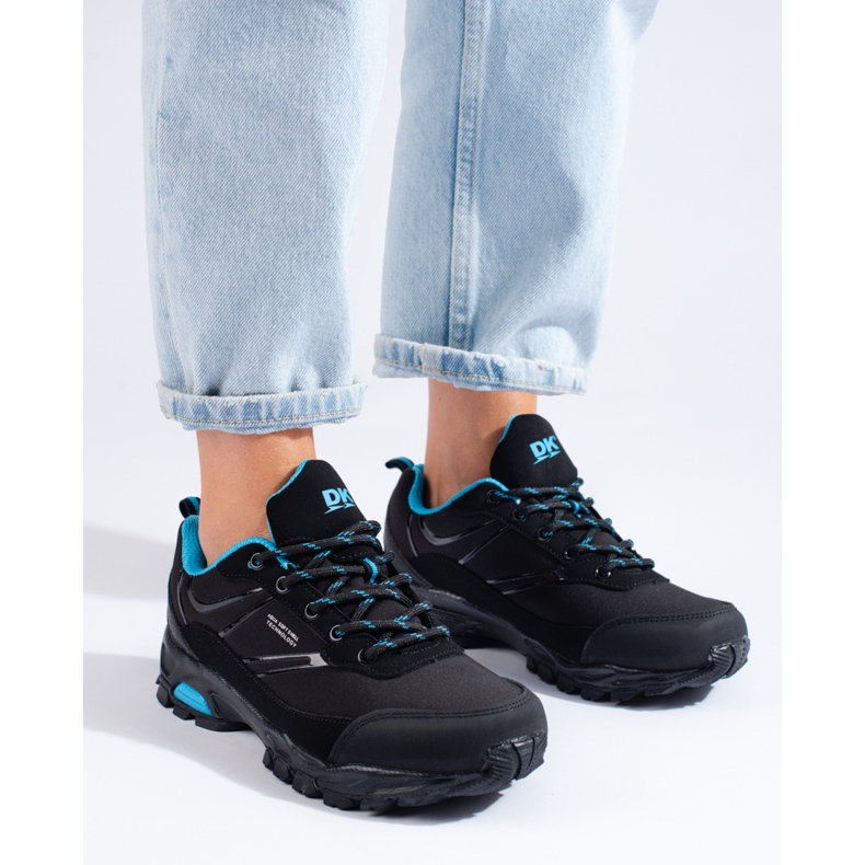 DK schwarz-blaue Sport-Trekkingschuhe für Damen 1