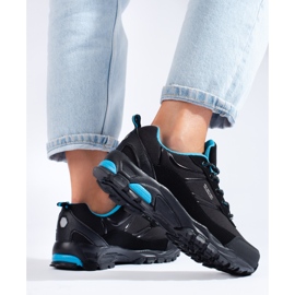 DK schwarz-blaue Sport-Trekkingschuhe für Damen 2