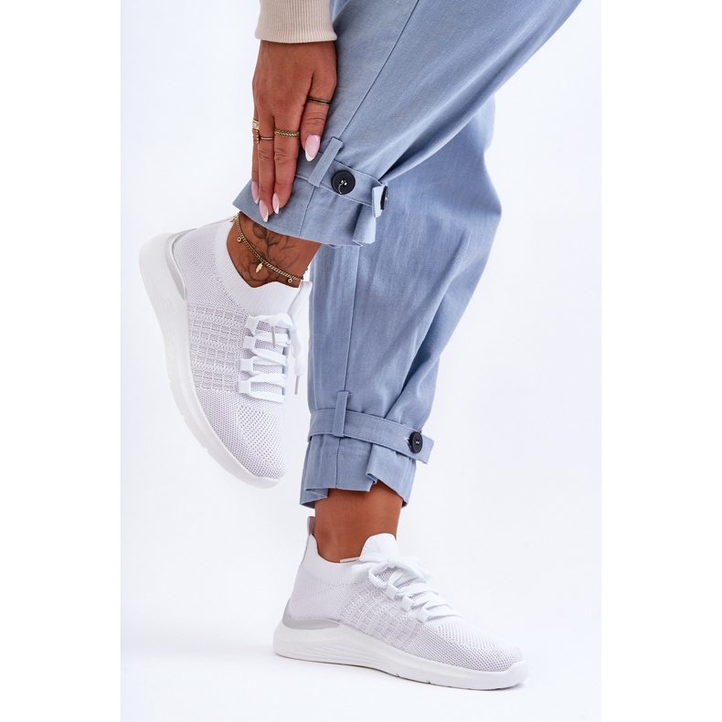 PG1 Klassische Damen-Sportschuhe in Weiß-Nickel 2