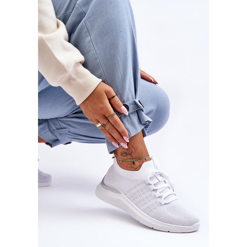 PG1 Klassische Damen-Sportschuhe in Weiß-Nickel 1