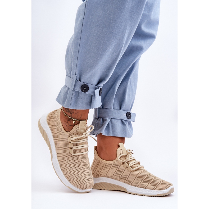 PG1 Klassische Textil-Slip-On-Sneaker Beige Gusto 2