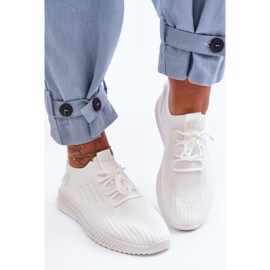 PG1 Damen-Slip-On-Textil-Sneaker Weiß Zauna 2