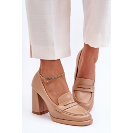 PS1 Modische Pumps auf Beige Florence 1