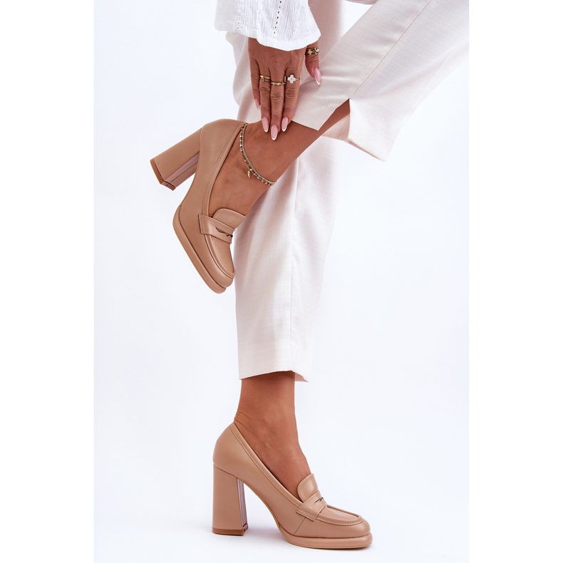 PS1 Modische Pumps auf Beige Florence 2