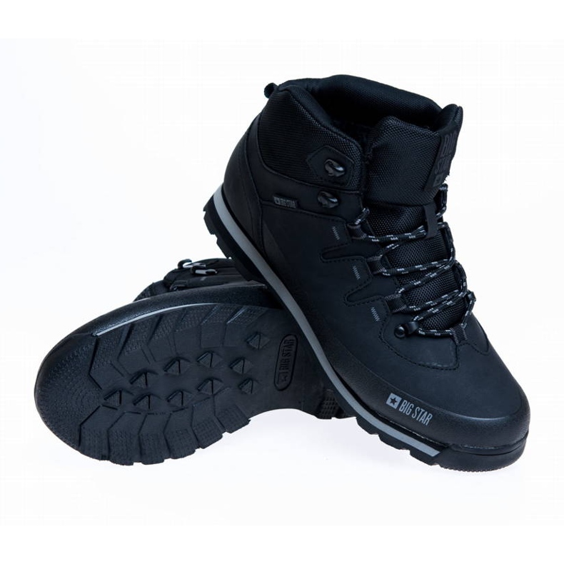 Schwarze isolierte Herrenstiefel Big Star EE174437 1