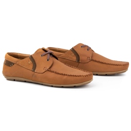 Olivier Herren Leder Loafer 297 braun 2