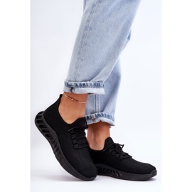 PG1 Damen-Slip-on-Sneaker aus Textil Schwarz Venett 2