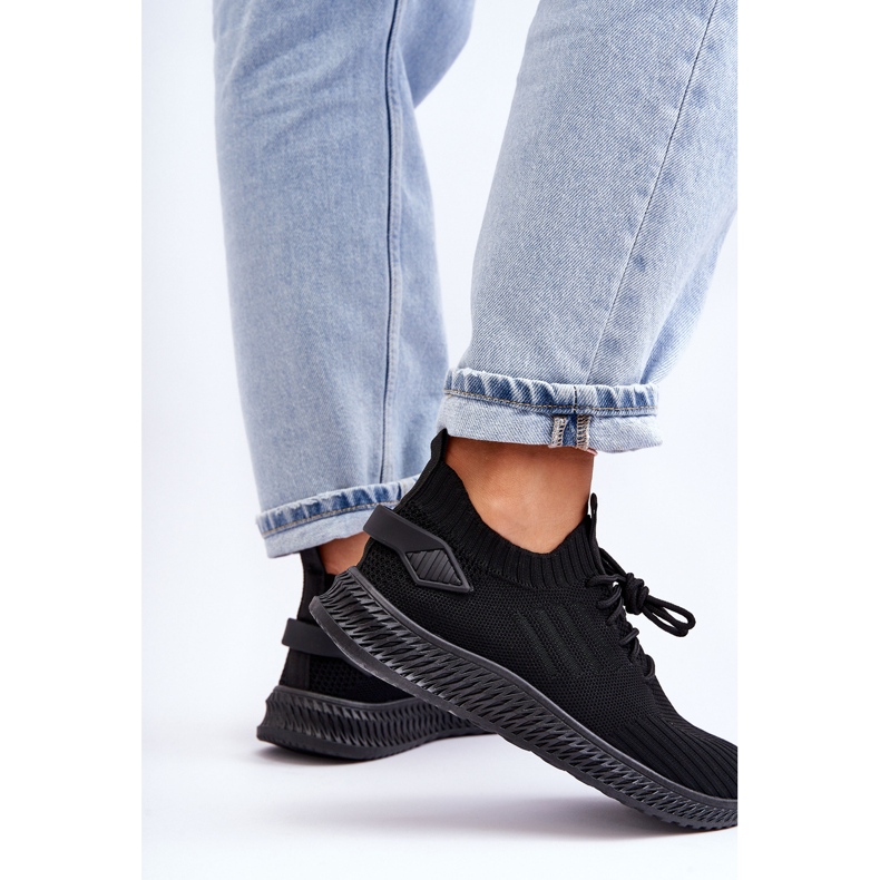 PG1 Zauna Damen Slip-on Textil-Sneaker Schwarz 2