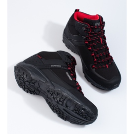 DK Herren-Trekkingschuhe zum Schnüren mit hohem Schaft schwarz 1