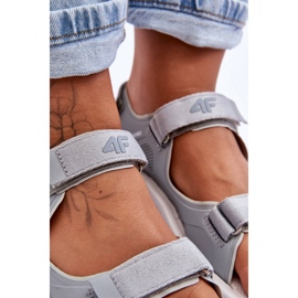 Damen Sportsandalen 4F 4FSS23FSANF016-27S Grau 2