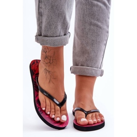 Klassische Flip-Flops 4F 4FSS23FFLIF060-90S Schwarz und Pink 2