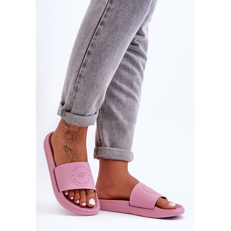Sporthausschuhe für Damen 4F 4FSS23FFLIF069-56S Rosa 2