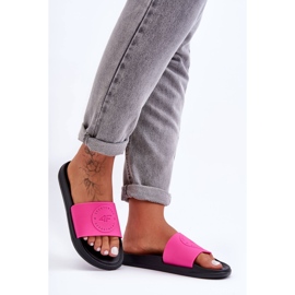 Sporthausschuhe für Damen 4F 4FSS23FFLIF069-55S Rosa-Schwarz 1