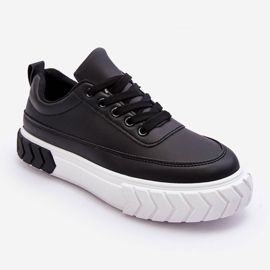 PG1 Klassische Plateau-Sneaker in Schwarz und Weiß von Nannzie 1