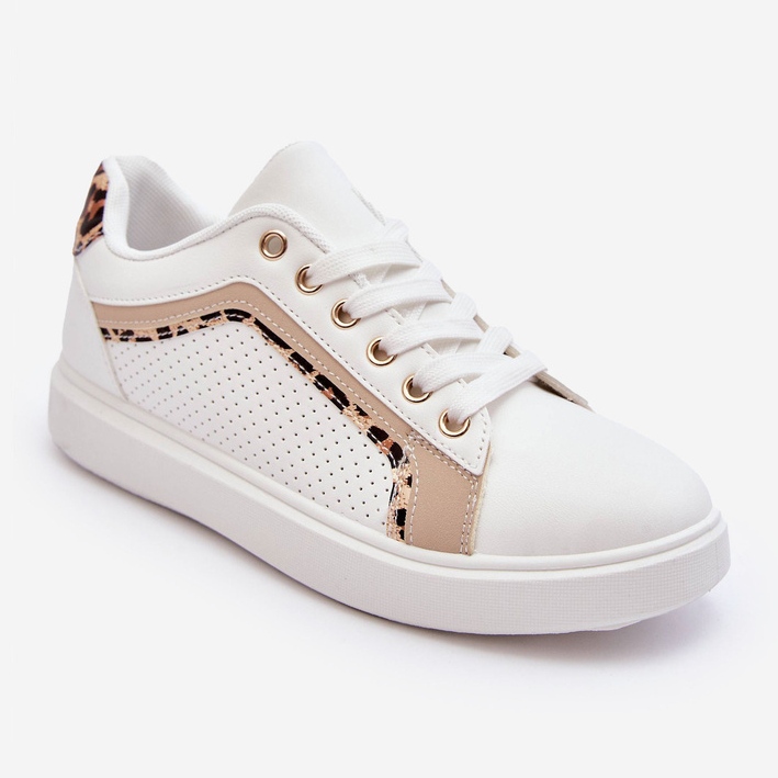 PG1 Klassische Damen-Sportschuhe in Weiß und Beige Amaranti 1