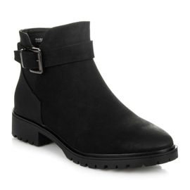 Vices New Collection Niedrige Stiefel mit Schnalle schwarz 1