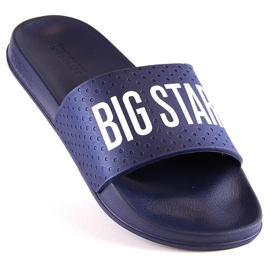 Big Star MM174321 Herren-Sportschaum-Hausschuhe blau 1