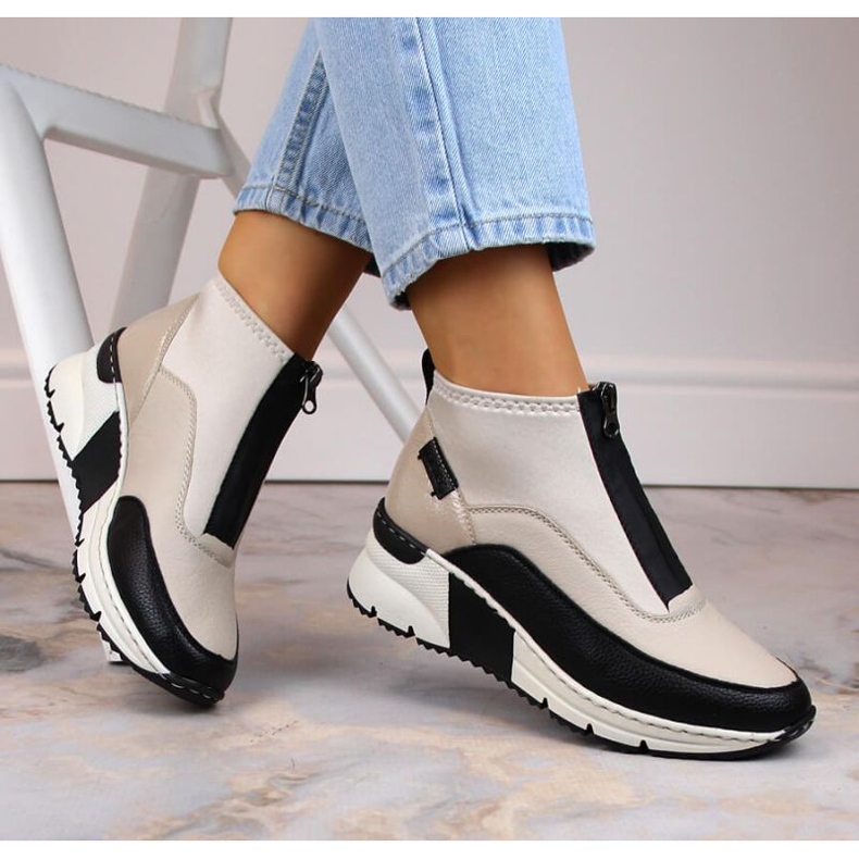 Big Star Stiefeletten Rieker W RKR608 beige 2