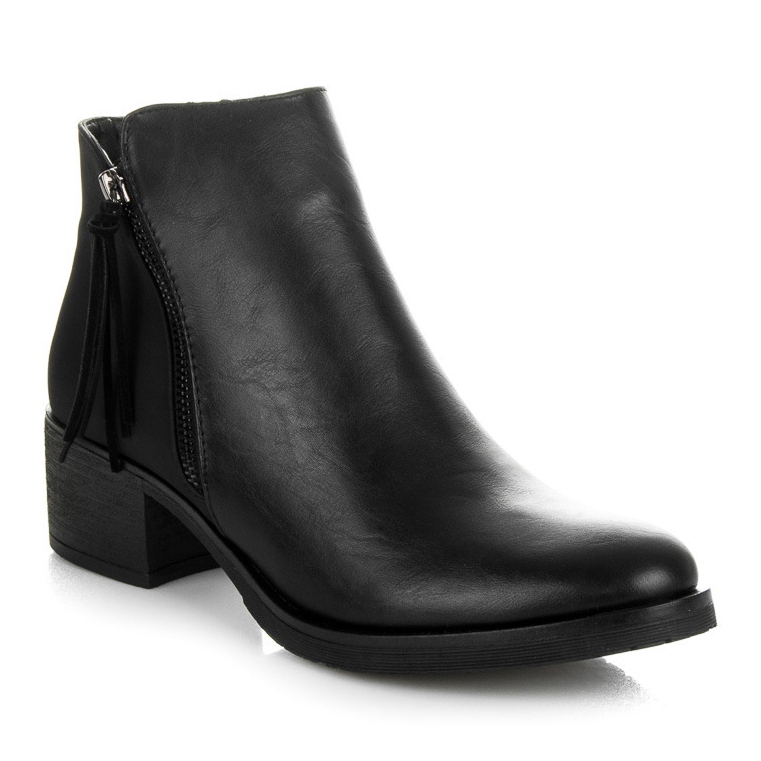 Vices New Collection Chelsea-Boots mit Fransen schwarz 1