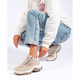 Beige Stiefel Big Star KK274363BE 1