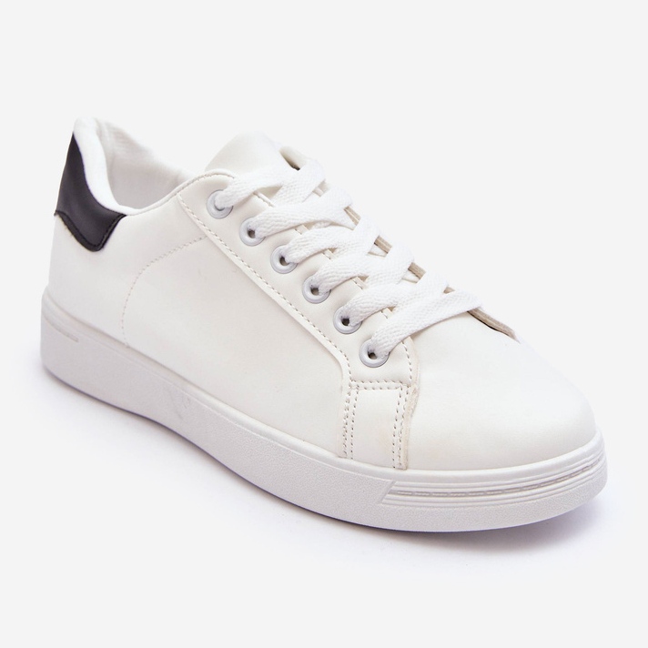 Klassische Sportschuhe für Damen in Weiß und Schwarz Corrine 1