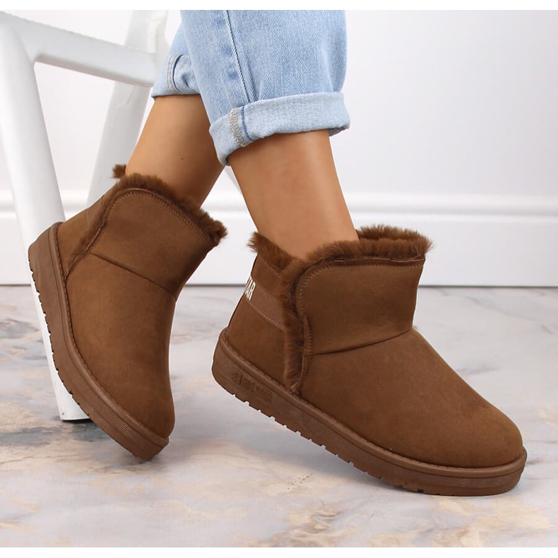 Schneestiefel für Damen mukluki braun Big Star KK274620 1