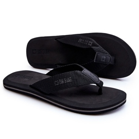 Herren Foam Flip Flops Big Star LL174618 Schwarz 4