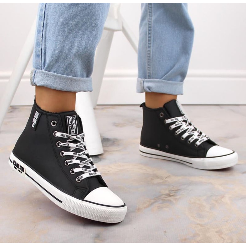 Big Star W INT1898B isolierte Sneakers schwarz 2