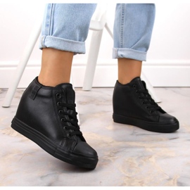 Big Star W INT1899A isolierte Keilsneaker schwarz 2